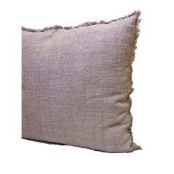 Poduszka dekoracyjna Len 100% 55x55cm Beżowy Szary